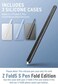 i-Blason iBlason Cosmo for Samsung Galaxy Z Fold 5 Case with Pen Holder Builtin Screen Protector Hinge Protection 3 Silicone Pen Covers Stylish FullBody Protective Z Fold 5 Case Marble