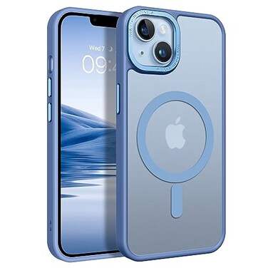 BENTOBEN Magnetic for iPhone 13 Case iPhone 14 Case Compatible with Magsafe Translucent Matte Phone Case iPhone 1314 Slim Shockproof Women Men Protective Cover for iPhone 1314 61 Blue