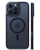 TORRAS Ultra Magnetic for iPhone 15 Pro Case 3X MilitaryGrade Drop Tested Compatible with MagSafe Shockproof Translucent Durable Slim Protective AntiScratch AntiFingerprint Black