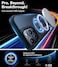 TORRAS Ultra Magnetic for iPhone 15 Pro Case 3X MilitaryGrade Drop Tested Compatible with MagSafe Shockproof Translucent Durable Slim Protective AntiScratch AntiFingerprint Black