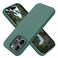 OTOFLY for iPhone 15 Pro Case MilitaryGrade Protection Shockproof Silicone AntiFingerprint AntiSlip Phone Case for iPhone 15 Pro Pine Green
