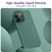 OTOFLY for iPhone 15 Pro Case MilitaryGrade Protection Shockproof Silicone AntiFingerprint AntiSlip Phone Case for iPhone 15 Pro Pine Green