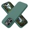 OTOFLY for iPhone 15 Pro Case MilitaryGrade Protection Shockproof Silicone AntiFingerprint AntiSlip Phone Case for iPhone 15 Pro Pine Green
