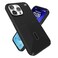 Speck iPhone 15 Pro Max Case ClickLock NoSlip Interlock Built for MagSafe Drop Protection Grip Scratch Resistant Soft Touch 67 Inch Phone Case Presidio2 Grip BlackSlate GreyWhite