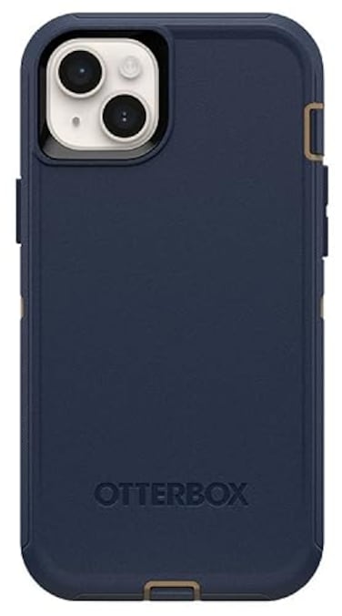OtterBox iPhone 14 iPhone 13 Only Defender Series Case Blue Suede Shoes Rugged Durable with Port Protection Case Only NonRetail Packaging