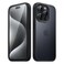 JETech Matte Case for iPhone 15 Pro 61Inch Shockproof Military Grade Drop Protection Frosted Translucent Back Phone Cover AntiFingerprint Black