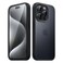 JETech Matte Case for iPhone 15 Pro 61Inch Shockproof Military Grade Drop Protection Frosted Translucent Back Phone Cover AntiFingerprint Black
