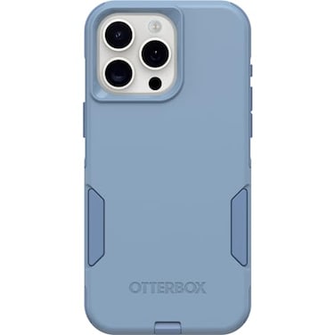OtterBox iPhone 15 Pro MAX Only Commuter Series Case Crisp Denim Blue Slim Tough PocketFriendly with Port Protection