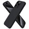 ORNARTO Compatible with iPhone 15 Pro Max Case 67 Slim Liquid Silicone 3 Layers Soft Gel Rubber Shockproof Protective Phone Cover with AntiScratch Microfiber LiningBlack