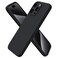 ORNARTO Compatible with iPhone 15 Pro Max Case 67 Slim Liquid Silicone 3 Layers Soft Gel Rubber Shockproof Protective Phone Cover with AntiScratch Microfiber LiningBlack