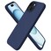 ORNARTO Compatible with iPhone 15 Case 61 Slim Liquid Silicone 3 Layers Full Covered Soft Gel Rubber Phone Case AntiScratch Shockproof Protective Cover 61 Inch Dark Blue
