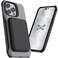 Ghostek Exec Wallet Case for iPhone 15 Pro Max Magnetic Credit Card Holder Compatible with MagSafe Accessories Kickstand 67 Inch Grey