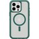 OtterBox iPhone 15 Pro Max Defender Series XT Clear Case Velvet Evergreen Clear Screenless Rugged Snaps to MagSage Lanyard Attachment PressureFitted DualLayer iPhone Case