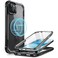 i-Blason iBlason Ares Mag for iPhone 15 Plus Case with Builtin Screen Protector MagSafe Compatible FullBody Rugged AntiSlip Shockproof Clear Protective Magnetic Phone Case for iPhone 15 Plus 67 Black