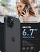 i-Blason iBlason Ares Mag for iPhone 15 Plus Case with Builtin Screen Protector MagSafe Compatible FullBody Rugged AntiSlip Shockproof Clear Protective Magnetic Phone Case for iPhone 15 Plus 67 Black