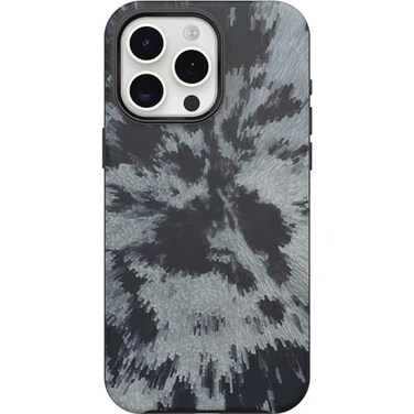 OtterBox iPhone 15 Pro MAX Only Symmetry Series Case Burnout Sky Black Snaps to MagSafe UltraSleek Raised Edges Protect Camera Screen