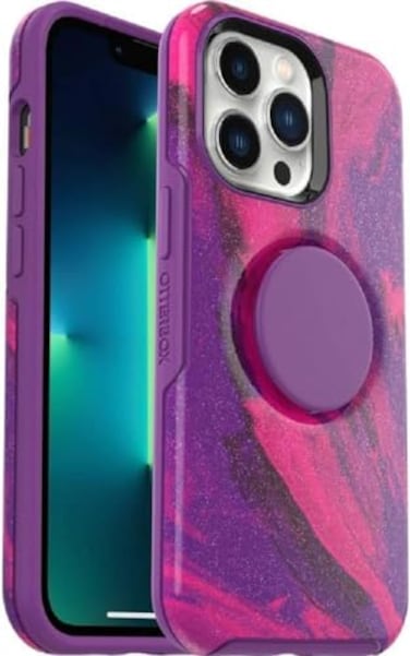 OtterBox Pop Symmetry Series Case for iPhone 12 iPhone 12 Pro Only NonRetail Packaging Berry Flow