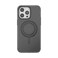 PopSockets iPhone 15 Pro Max Phone Case with MagSafe Wireless Charging Compatible Black Translucent Black