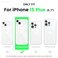 ORNARTO Compatible with iPhone 15 Plus Case 67 Slim Liquid Silicone 3 Layers Full Covered Soft Gel Rubber Cover Protective Phone Case with AntiScratch Microfiber LiningBaby Blue