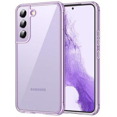 JETech Case for Samsung Galaxy S22 5G 61Inch NonYellowing Shockproof Bumper Protective Phone Cover AntiScratch Hard PC Back Purple