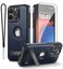 WTCASE Magnetic for iPhone 15 Pro Max Leather CaseBuiltin Invisible Stand Compatible with Magsafe Protective Slim Kickstand Phone Cover Compatible with iPhone 15 Pro Max 2023 67 Blue