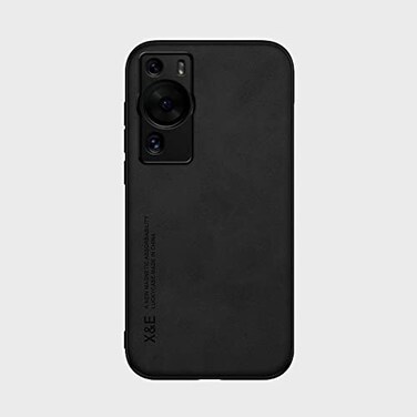 Kepuch Silklike Case for Huawei P60 Pro Cover Bumper Builtin Metal Plate for Huawei P60 Pro Black