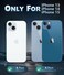 FNTCASE for iPhone 15 Case Clear iPhone 1413 Case Magnetic Phone Cases with Screen Protector Compatible with Magsafe Slim Anti Yellowing Rugged Protective Transparent Cell Cover AClear