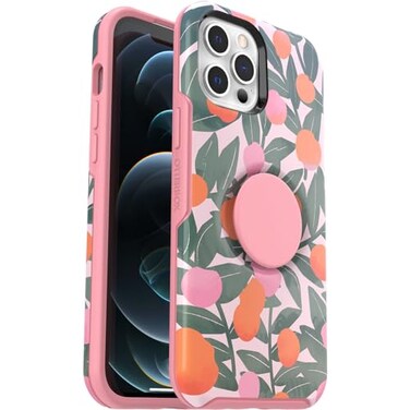 OtterBox Pop Symmetry Series Case for iPhone 12 Pro Max Only NonRetail Packaging Stay Peachy Pink Graphic