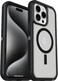 OtterBox iPhone 15 Plus and iPhone 14 Plus Defender Series XT Clear Case Dark Side BlackClear screenless Rugged Snaps to MagSafe Lanyard Attachment