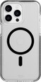 Tech21 Evo Crystal case for iPhone 15 Pro Max Compatible with MagSafe Impact Protection Case Graphite Black
