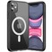 JETech Magnetic Case for iPhone 11 61Inch Compatible with MagSafe Wireless Charging Shockproof Phone Bumper Cover AntiScratch Clear Back Black