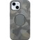 OtterBox iPhone 15 iPhone 14 and iPhone 13 OtterGrip Symmetry Series Case Iron CAMO Grey Builtin Grip Sleek case Snaps to MagSafe Raised Edges Protect Camera Screen