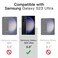 JETech Magnetic Case for Samsung Galaxy S23 Ultra 5G 68Inch Compatible with MagSafe Translucent Matte Back Shockproof Phone Cover Black