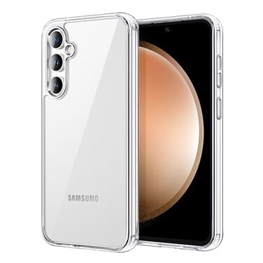 JETech Case for Samsung Galaxy S23 FE 64Inch NonYellowing Shockproof Bumper Protective Phone Cover AntiScratch Hard PC Back Clear