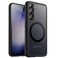 JETech Magnetic Case for Samsung Galaxy S23 S23 Plus 5G 66Inch Compatible with MagSafe Translucent Matte Back Shockproof Phone Cover Black