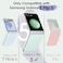 JETech Case for Samsung Galaxy Z Flip 5 2023 with Hinge Protection Heavy Duty Rugged Protective Hard PC Phone Cover AntiFingerprint Matte Finish Frosted Clear
