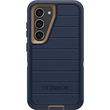 OtterBox Galaxy S23 Only Defender Series Case Blue Suede Shoes Rugged Durable with Port Protection Case Only Microbial Defense Protection NonRetail Packaging