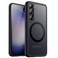 JETech Magnetic Case for Samsung Galaxy S23 5G 61Inch Compatible with MagSafe Translucent Matte Back Shockproof Phone Cover Black