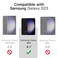 JETech Magnetic Case for Samsung Galaxy S23 5G 61Inch Compatible with MagSafe Translucent Matte Back Shockproof Phone Cover Black