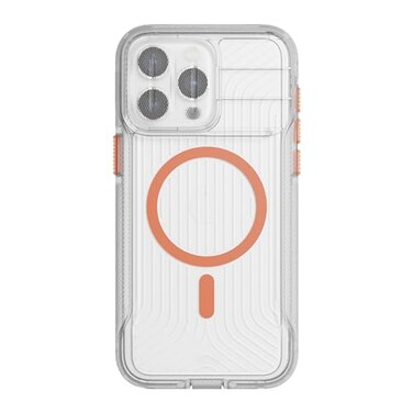 Tech21 Evo Max case for iPhone 15 Pro Max Compatible with MagSafe Impact Protection Case 21x Military Standard Tested Lanyards Included Vivid Orange