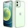 JETech Matte Case for iPhone 1212 Pro 61Inch Shockproof Military Grade Drop Protection Frosted Translucent Back Phone Cover AntiFingerprint Green