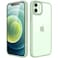JETech Matte Case for iPhone 1212 Pro 61Inch Shockproof Military Grade Drop Protection Frosted Translucent Back Phone Cover AntiFingerprint Green