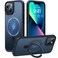 TORRAS Magnetic Kickstand for iPhone 13 iPhone 14 Case Compatible with MagSafeSturdy Versatile Stand MilitaryGrade Shockproof Translucent Slim Protective AntiFingerprint AntiScratch Black