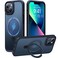 TORRAS Magnetic Kickstand for iPhone 13 iPhone 14 Case Compatible with MagSafeSturdy Versatile Stand MilitaryGrade Shockproof Translucent Slim Protective AntiFingerprint AntiScratch Black