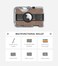 Aulumu G03 Mens Wallet Leather Metal Card Case Compatible with MagSafe Multi Function Mobile Phone StandGrip Bottle Opener RFID Shielding Cards