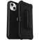 OtterBox iPhone 14 iPhone 13 Only Defender Series Case Black Rugged Durable with Port Protection Includes Holster Clip Kickstand NonRetail Packaging