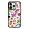 CASETiFY Impact iPhone 15 Pro Case 4X Military Grade Drop Tested 82ft Drop ProtectionCompatible with Magsafe Cute Prints Good Vibes Clear Black