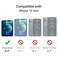 JETech Magnetic Case for iPhone 12 Mini 54Inch Compatible with MagSafe Translucent Matte Back Slim Shockproof Phone Cover Blue