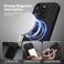 SuydanBox Magnetic for iPhone 15 Pro Max Case Compatible with MagSafe Full Camera ProtectionScreen Protector Silicone Shockproof Protective Phone Case for iPhone 15 Pro Max 67 Black