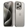 JETech Matte Case for iPhone 15 Pro 61Inch Shockproof Military Grade Drop Protection Frosted Translucent Back Phone Cover AntiFingerprint Natural Titanium